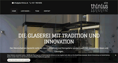 Desktop Screenshot of glas-thinius.at